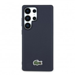 cover lacoste samsung s25 nera compatibile ricarica wireless