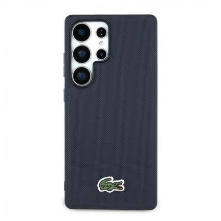 cover lacoste samsung s25 nera compatibile ricarica wireless