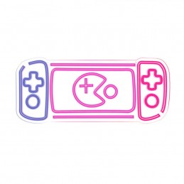 led wall neon consolle multicolor connettore usb con regolatore di intensita\' dimensioni 580 x 18 x 250