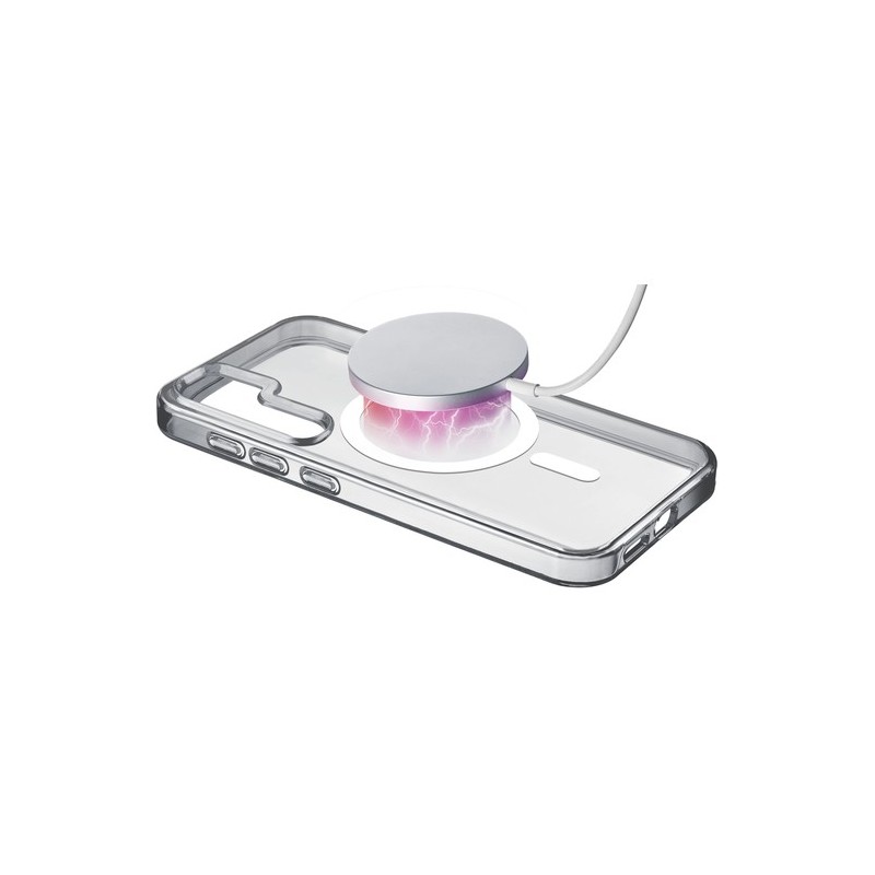 cover samsung s25 trasparente magsafe