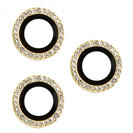 anello protettivo per fotocamere iphone 14 pro / 14 pro max diamond gold
