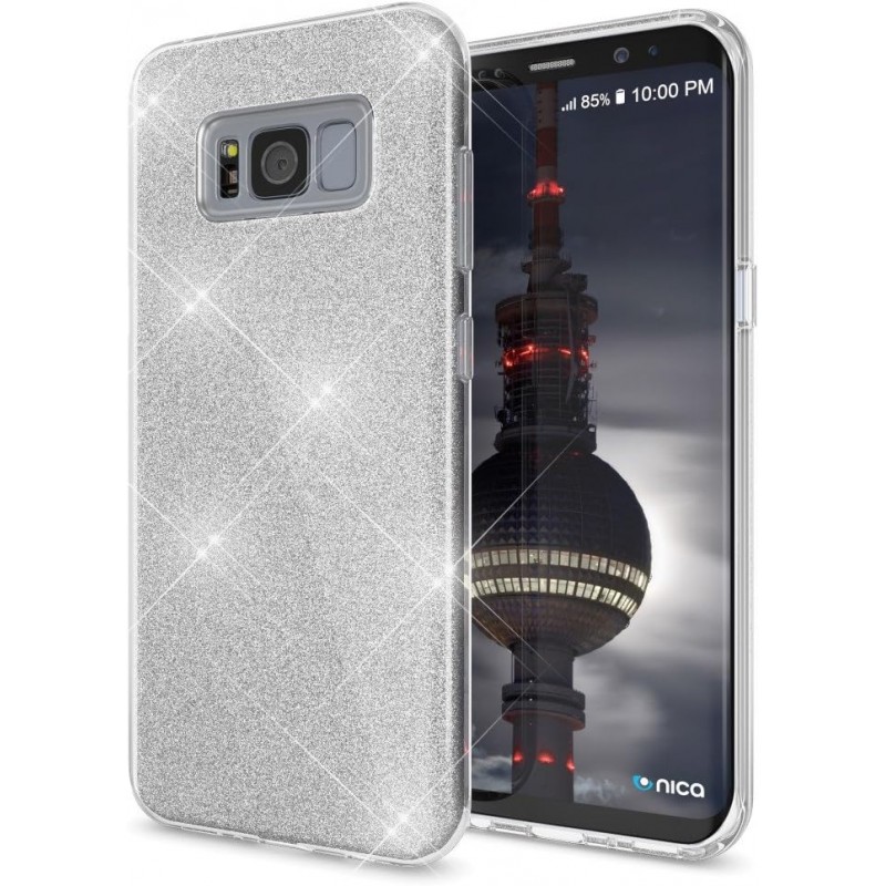 cover glitter s8 silver