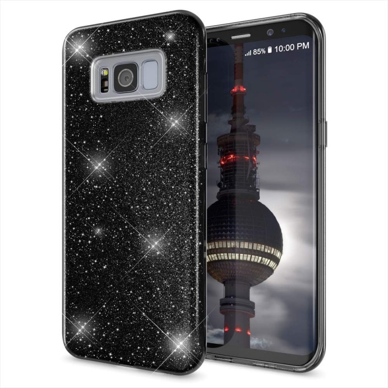 cover glitter s8 black