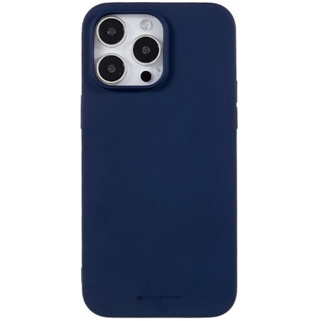 cover  silicone iphone 15 pro max blu
