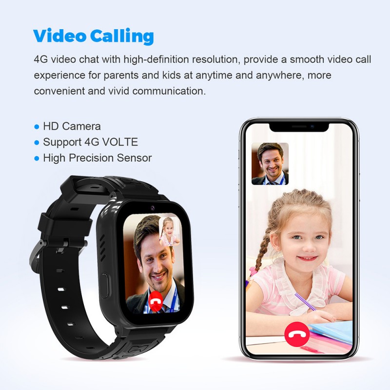 Smartwatch kids con gps e sim 4g sos l'App SeTracker2 permette ai genitori di monitorare il bambino
