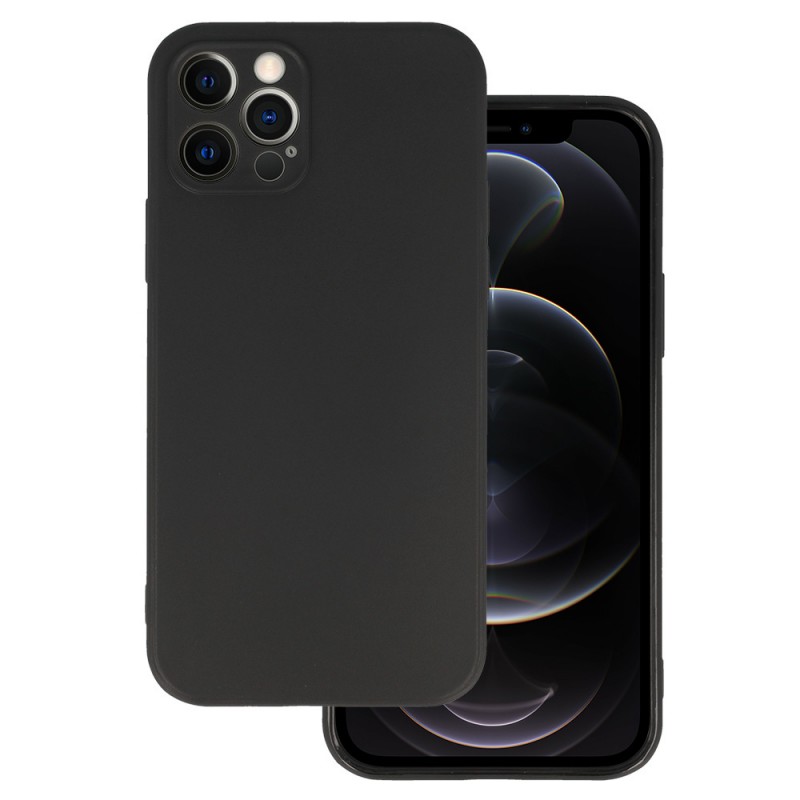 cover  silicone iphone 12 pro black