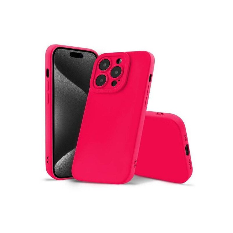 cover in silicone samsung s25 ultra fucsia