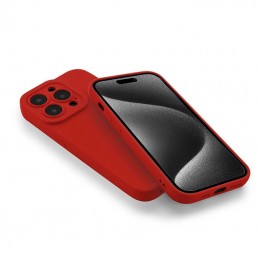 cover in silicone samsung s25 ultra rossa