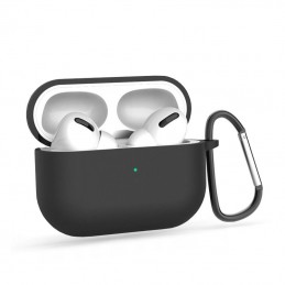 custodia per airpods pro 1 / pro 2 silicone nero