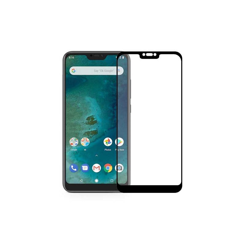 vetro temperato redmi 6-6a full glue nero