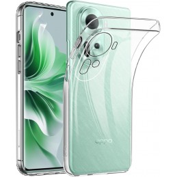 cover in silicone per oppo reno 11  trasparente