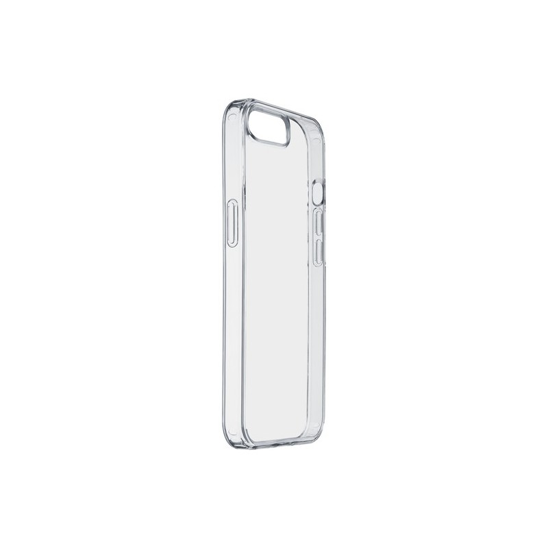 cover iphone 16E trasparenterigida con bordi in gomma per  un’elevata protezione dello smartphone.