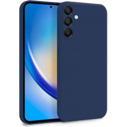 cover in silicone per samsung a36 blu