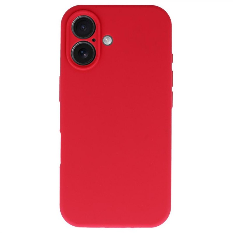 cover in silicone per samsung a26 rosso lampone