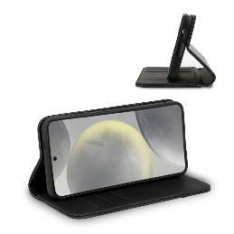 custodia a libro motorola g72 con porta carte di credito chiusura magnetica nera