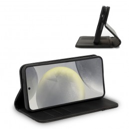 custodia a libro redmi note 12 4g con porta carte di credito chiusura magnetica nera