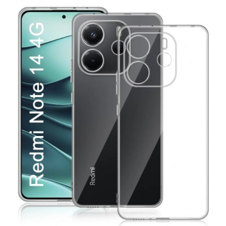 custodia in tpu xiaomi redmi note 14 4g trasparente