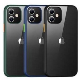 cover iphone 12 mini trasparente con bordo nero