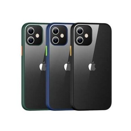 cover iphone 12 mini trasparente con bordo nero