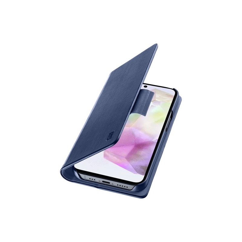 custodia a libro samsung a36 - a56 blu