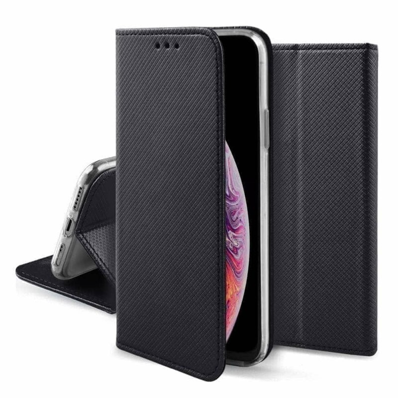 custodia book magnetica per motorola g05 - g15 - e15 ( 2025 ) nera