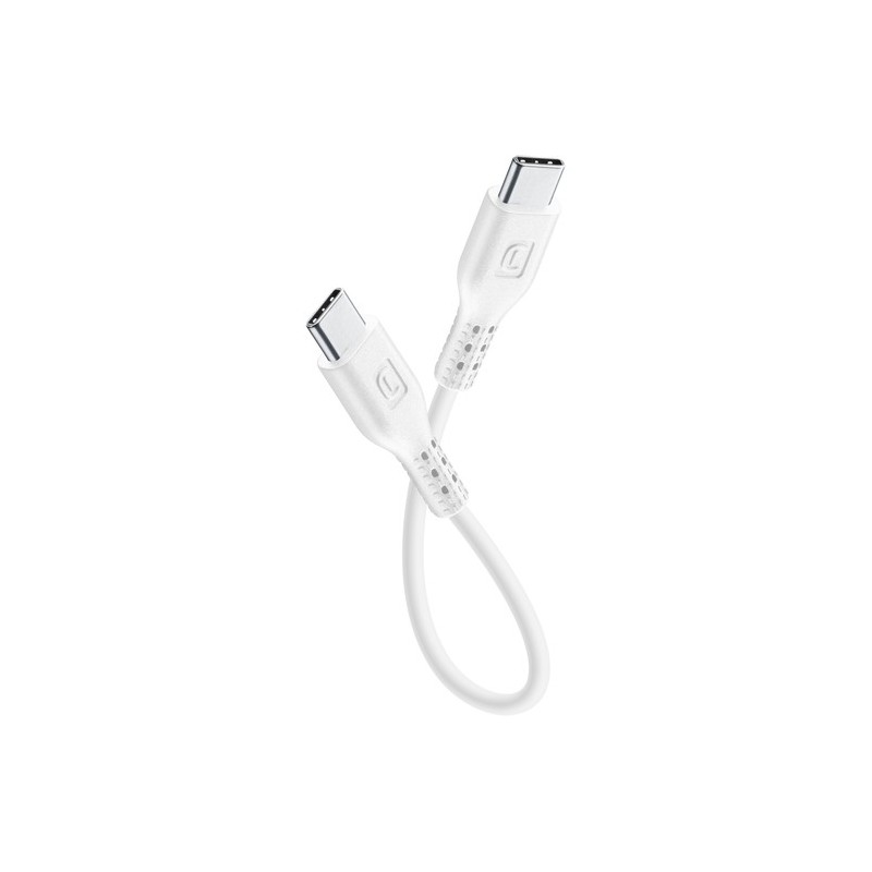 cavo dati 15 cm  usb-c /  usb-c  bianco