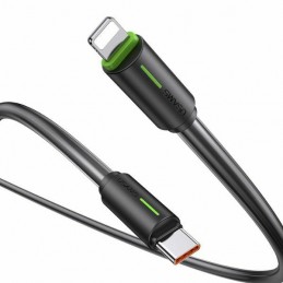 cavo dati usb-c / lighting 100cm 30w nero