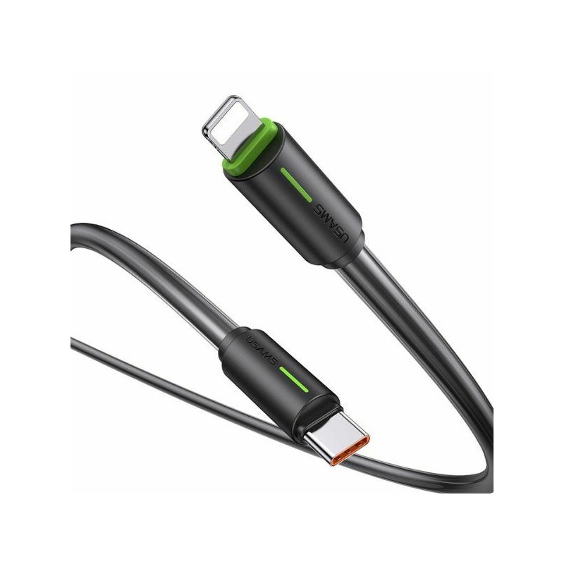 cavo dati usb-c / lighting 100cm 30w nero