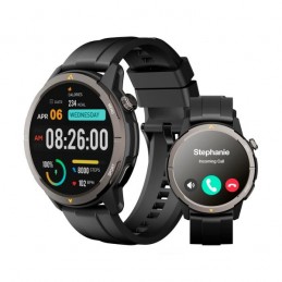 Smart Watch Display AMOLED da 1,43", Bluetooth versione IP68, modalità sport GPS integrato, altimetro con sensore compass