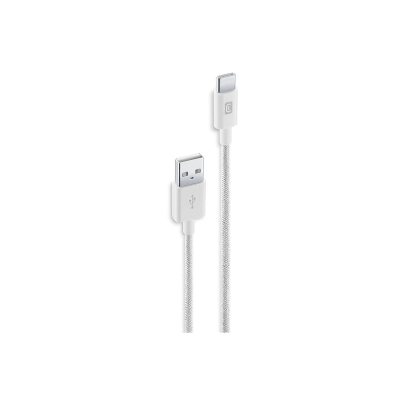 cavo dati 150 cm usb -  usbc  cavo telato bianco