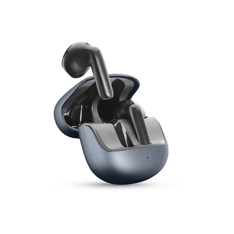 auricolare vivavoce bluetooth doppio  con base di ricarica nero enc