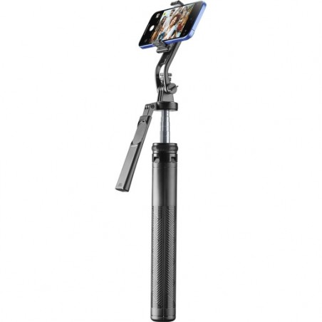 Selfie stick multifunzionale con supporto quadrapod regolabile e controllo Bluetooth