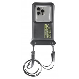custodia waterproof  sino a 6,7" ipx8 nera con laccio da collo resistente sino a 20mt galleggiante