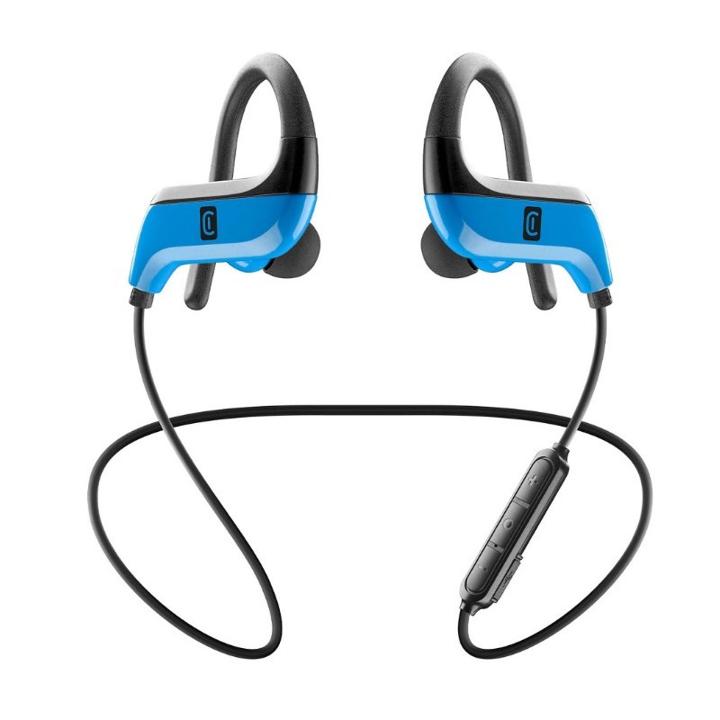 auricolari vivavoce bluetooth sportivo per  jogging blu