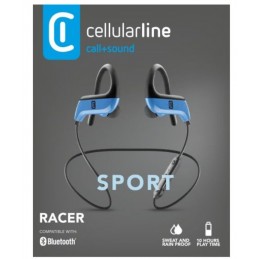 auricolari vivavoce bluetooth sportivo per  jogging blu