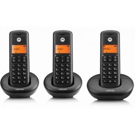 Motorola trio E203  Blocco chiamate, Funzione ‘non disturbare’, Rubrica, Display retroilluminato, Vivavoce, ID chiamata entrante