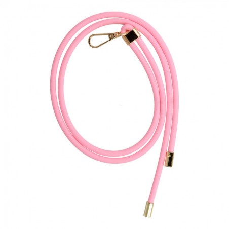 laccio portatelefono universale da collo silicone rosa