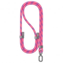 laccio portatelefono universale da collo rosa 160cm diametro 8mm