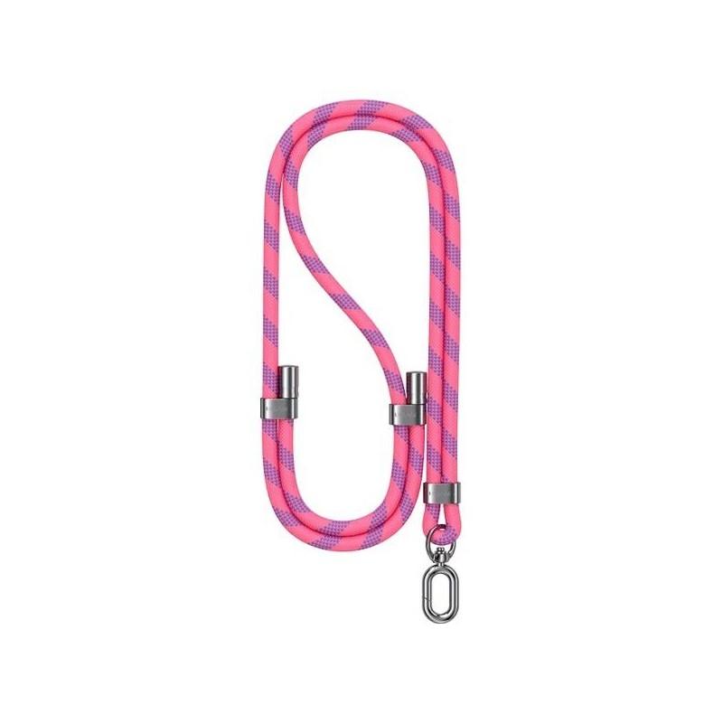 laccio portatelefono universale da collo rosa 160cm diametro 8mm