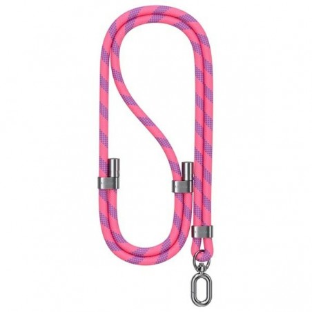 laccio portatelefono universale da collo rosa 160cm diametro 8mm