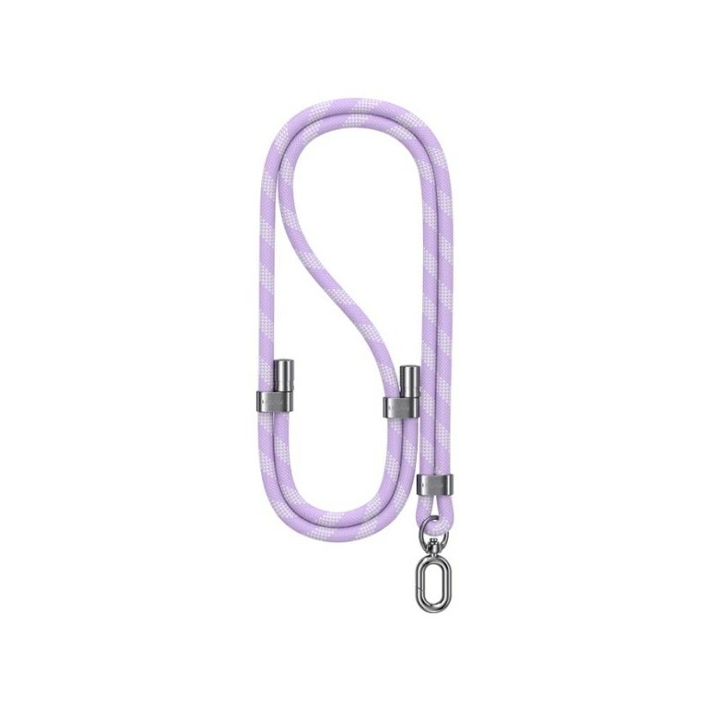 laccio portatelefono universale da collo viola 160cm diametro 8mm
