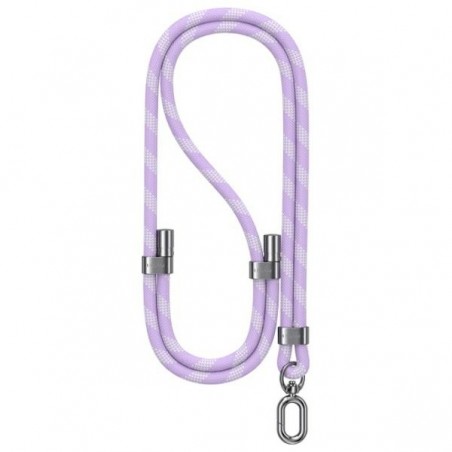 laccio portatelefono universale da collo viola 160cm diametro 8mm