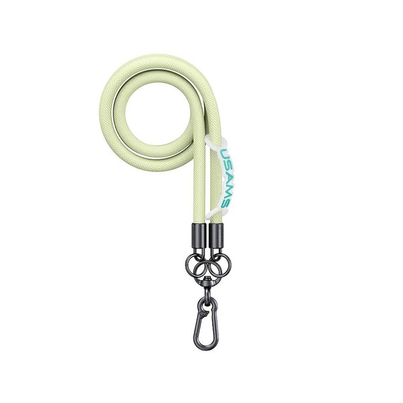 laccio portatelefono universale da collo verde 120cm diametro 8mm