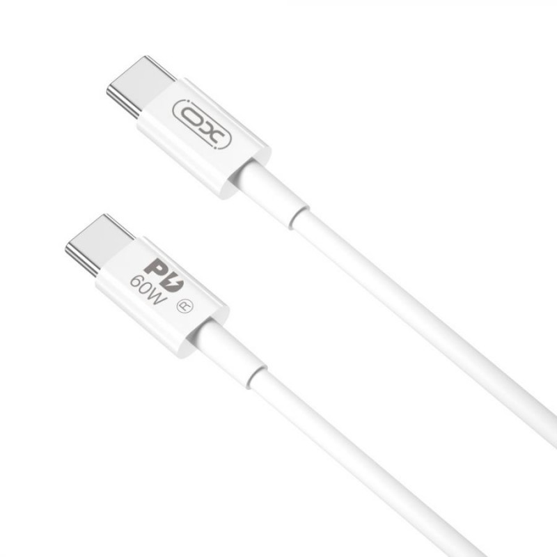 cavo dati usb-c / usb-c  200cm 60watt  bianco