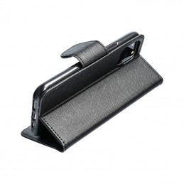 custodia a libro per HONOR 200 LITE  con porta carte di credito e chiusura magnetica black