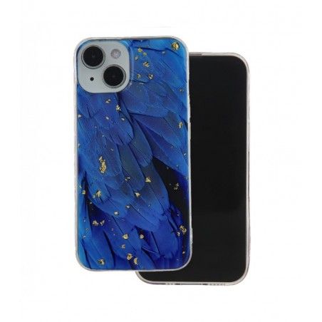 cover ultraprotettiva samsung a05s a trasparente con fiori blu