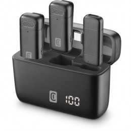 microfono wireless connettore usb-cplug and play universale 2 microfoni  in confezione