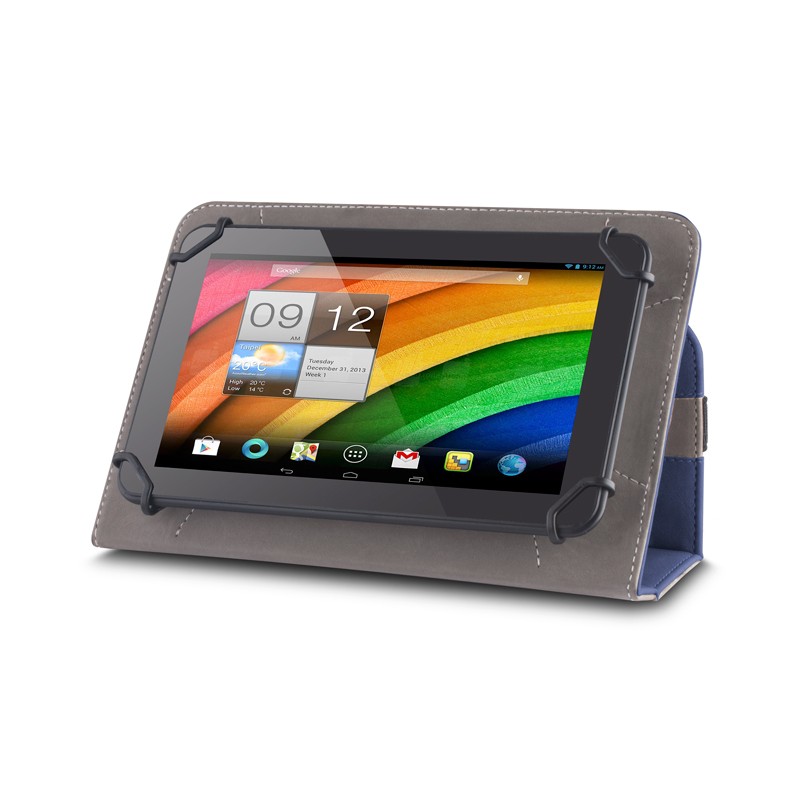 custodia universale per tablet sino a 11"  nera- blu