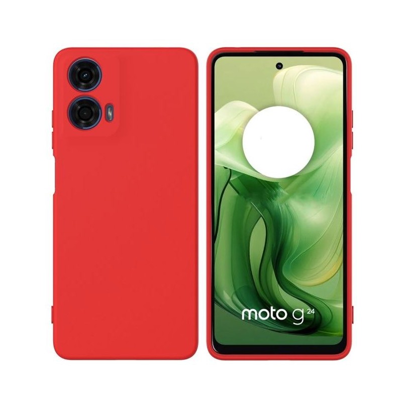 cover motorola G32 silicone rossa