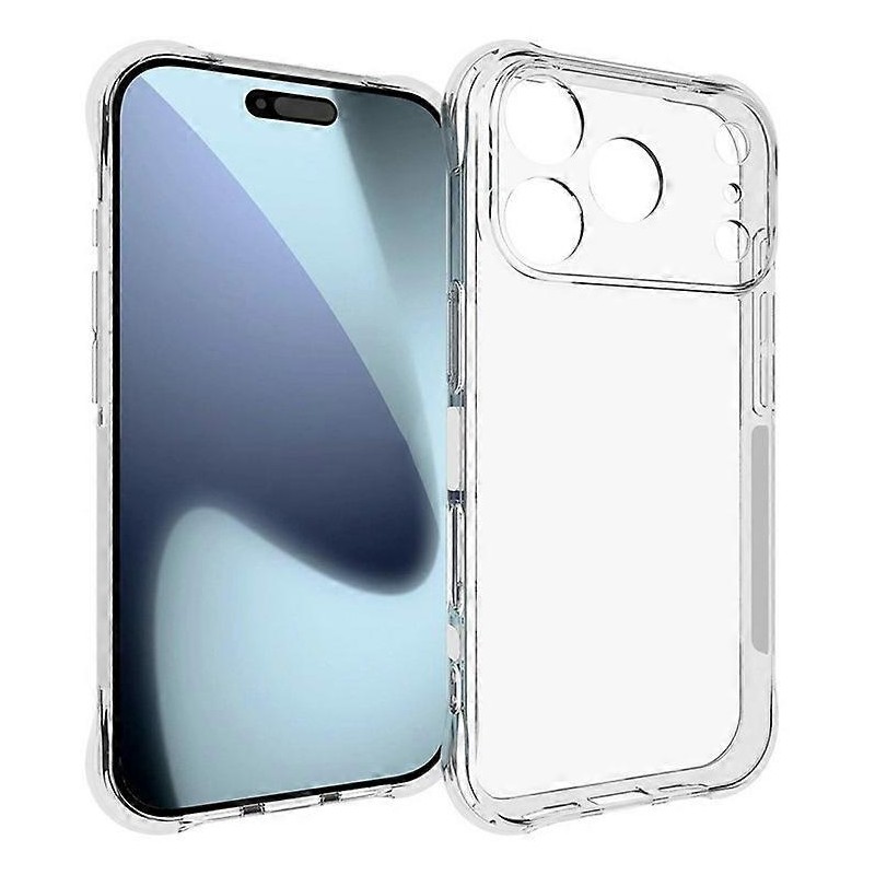 cover  silicone iphone 17 PRO MAX trasparente